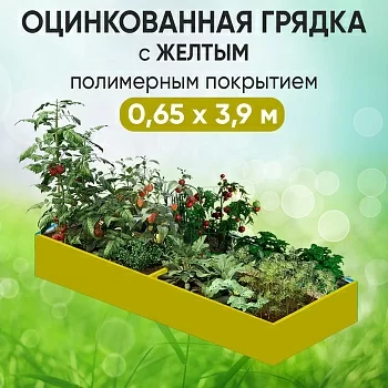 Грядка желтая (0,65 х 3,9)